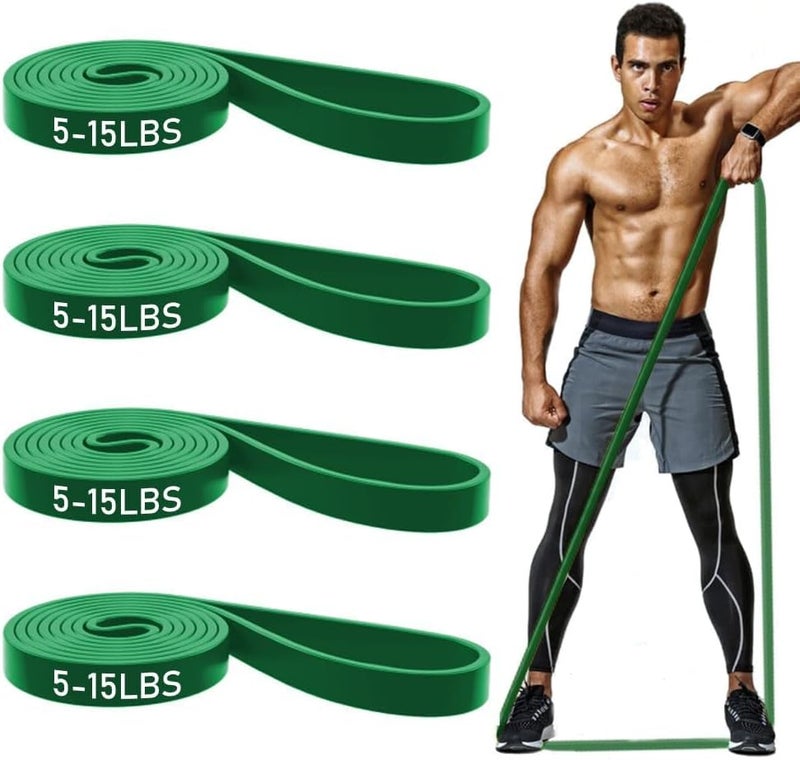 ROSAPOAR Resistance Band Pull up Band Fitness Exercise Bands Natural Latex for Workout Body Stretch Powerlifting Band Fitness Sport Training at Home/The Gym - Image 1
